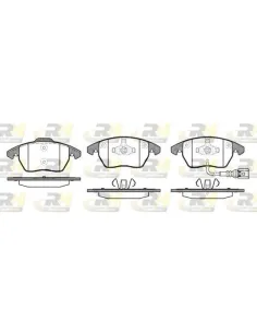 Pastilla De Freno Seat Ibiza.Seat Altea,Audi A1,Audi A3