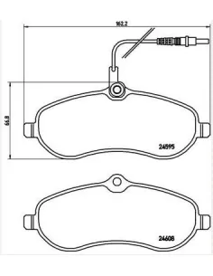 Pastillas De Freno Delantera Ford Transit