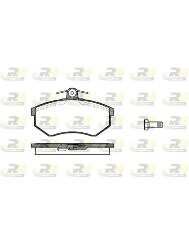 Pastilla De Frenos Rh Audi,Vw
