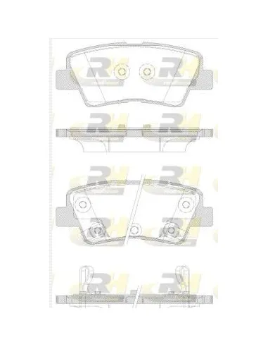 Pastillas De Freno Hyundai,Kia,Ssangyong