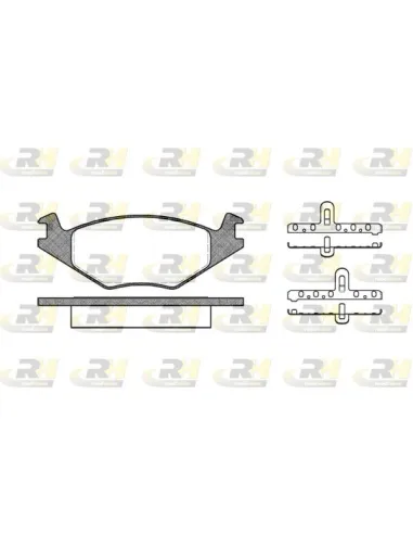 Pastillas De Freno Rh Seat Ibiza,Vw Polo,Vw Golf