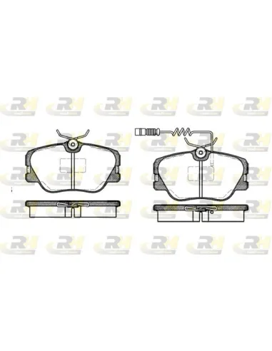 Pastilla De Frenos Rh Mercedes