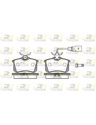 Pastillas De Freno Rh Vw.Seat,Ford