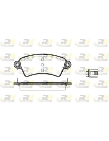 Pastillas De Freno Rh Peugeot 206,306,Citroën Xsara