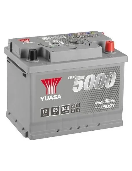 Batería Yuasa YBX5027 12V 62Ah 600A  Silver