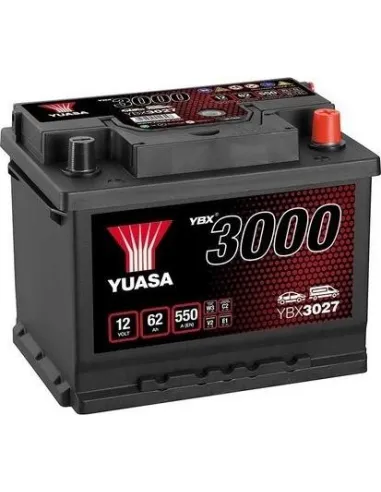 Batería Yuasa YBX3027 12V 60Ah 550A  SMF