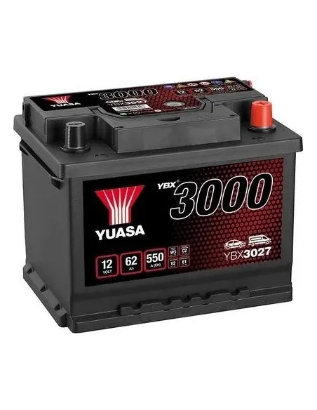 Batería Yuasa YBX3027 12V 60Ah 550A  SMF
