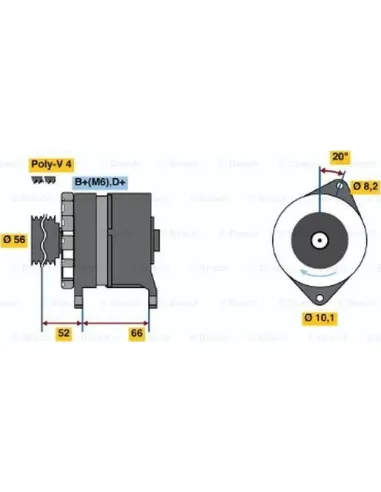 BOSCH 0 120 489 259 - Alternador