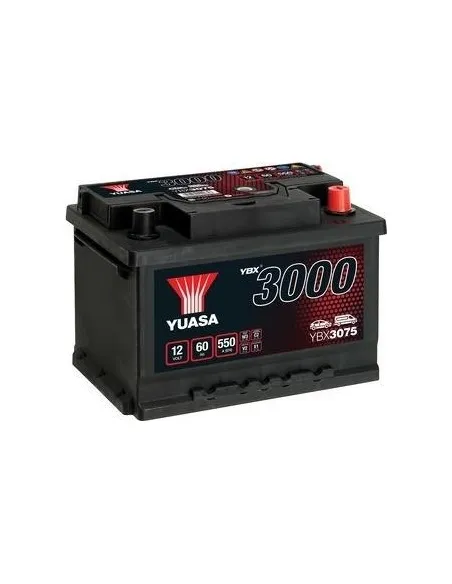 Batería Yuasa YBX3075 12V 60Ah 550A  SMF