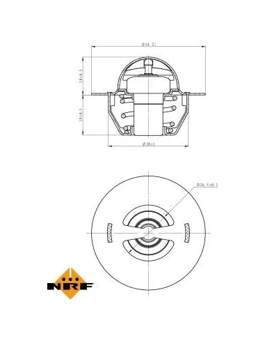 NRF 725129 - Termostato refrigerante