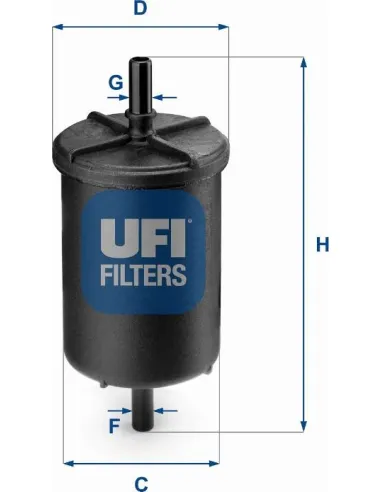 UFI 31.948.00 - Filtro combustible