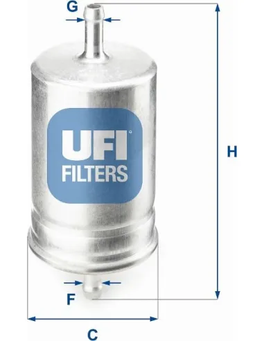 UFI 31.510.00 - Filtro combustible