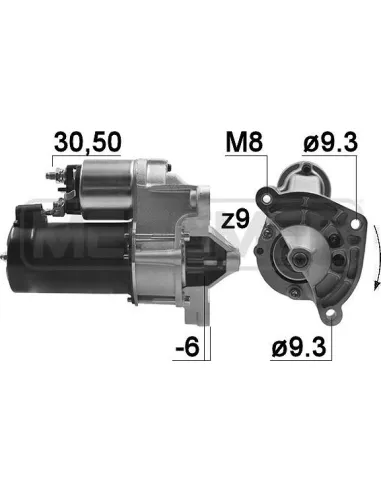 ERA 220044A - Motor de arranque