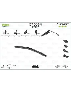 Escobilla limpiaparabrisas Ford / Opel 575004 475 mm