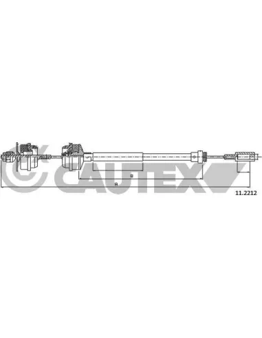 Cautex 038432 - Cable de accionamiento accionamiento del embrague