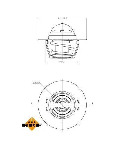 NRF 725128 - Termostato refrigerante