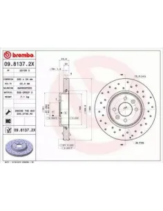 0981372X Disco de freno Brembo