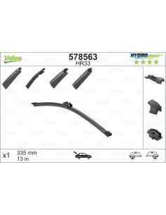 Valeo 578563 - Limpiaparabrisas Golf V