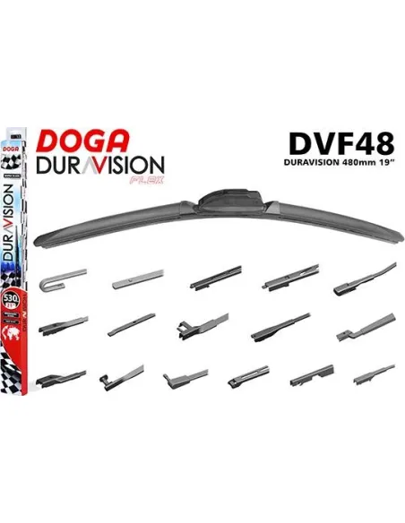 Escobilla limpiaparabrisas plana DOGA DVF48 | Recambios Colmenar