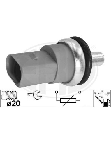 ERA 330971 - Sensor temperatura del refrigerante Golf V