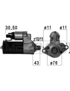 ERA 220 698 - Motor de arranque Golf V