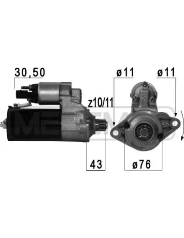 ERA 220 698 - Motor de arranque Golf V