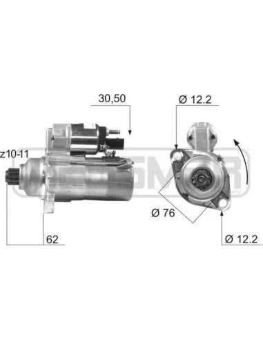 ERA 220450 - Motor de arranque Golf V