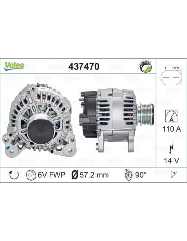 Valeo 437470 - Alternador Golf V