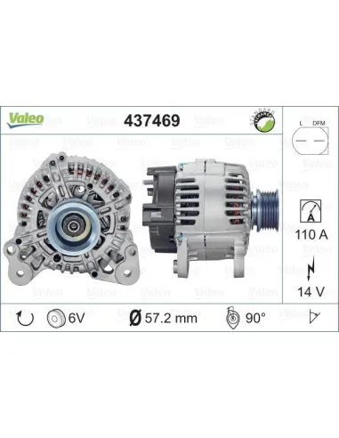 Valeo 437469 - Alternador Golf V