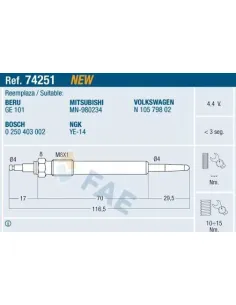 LATIGUILLO DE FRENO EJE TRASERO 1.3 JTD-1.4-1.4 NATURAL-1.6 JTD-2.0 JTD | RECAMBIOS COLMENAR