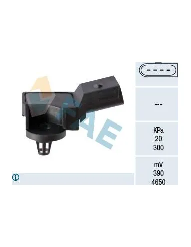 Sensor de presión del colector de admisión Audi / Cupra 15007