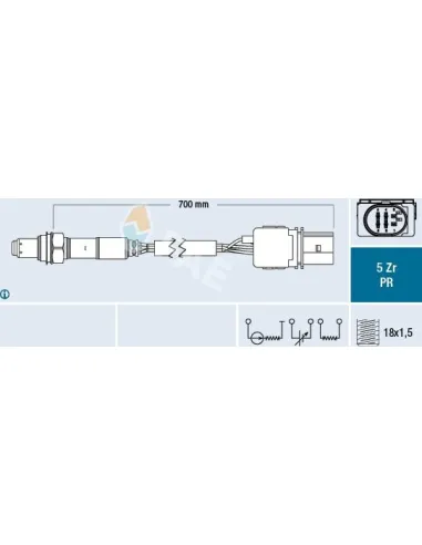 FAE 75034 - Sonda Lambda Golf V