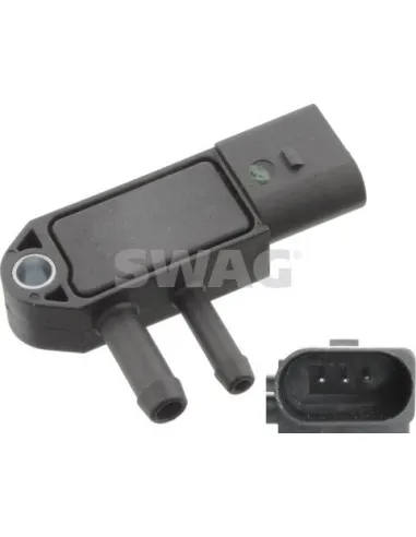 Sensor de presión de gases de escape Swag 30940766 para Audi / Seat /