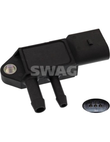 Swag 30 94 0767 - Sensor presión gas de escape Golf V