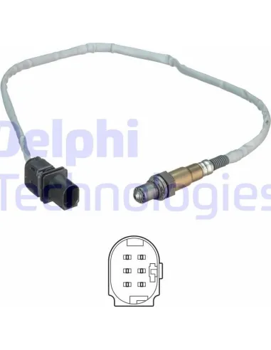 Delphi ES20541-12B1 - Sonda Lambda Golf V