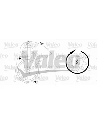 Valeo 436021 - Motor de arranque Golf V