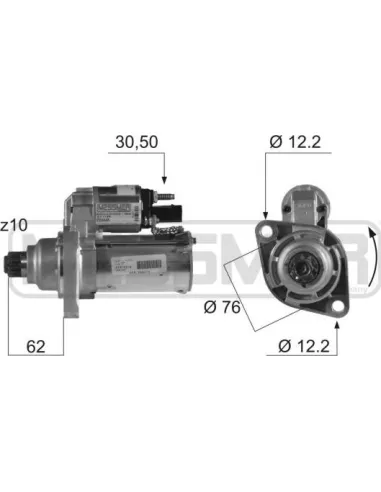 ERA 220448A - Motor de arranque Golf V