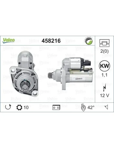 Valeo 458216 - Motor de arranque Golf V