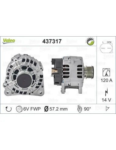 Valeo 437317 - Alternador Golf V