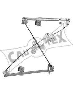Elevalunas eléctrico delantero derecho sin motor Cautex 467172 para