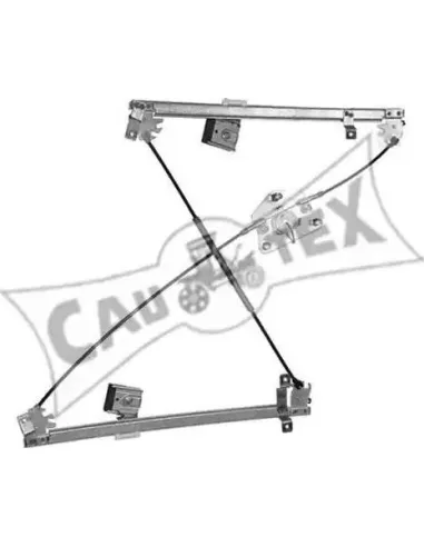 Elevalunas eléctrico delantero derecho sin motor Cautex 467172 para