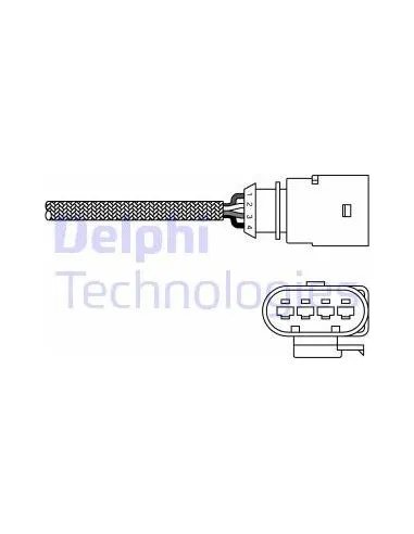 Delphi ES20289-12B1 - Sonda Lambda Golf V