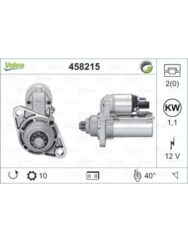 Valeo 458215 - Motor de arranque Golf V