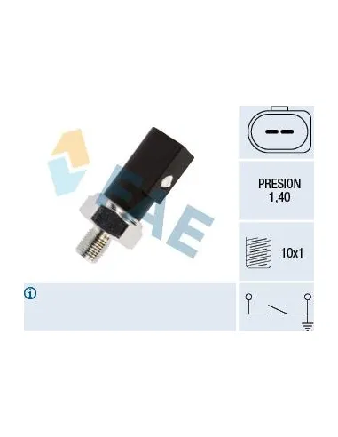 Interruptor de presión de aceite FAE 12850 | Recambios Colmenar