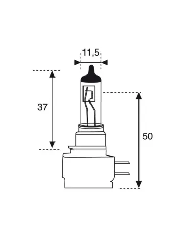 LAMPARA H-15 12V 15/55(PJ23T-1)