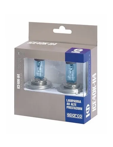 (OUTLET)BOMBILLAS SPARCO ICE40K-H4 12V 60/55W - 2 PZ