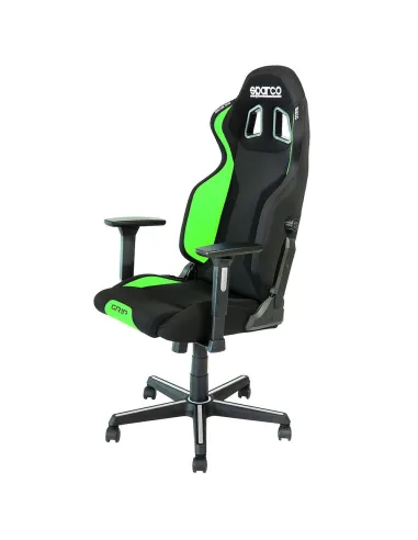 SILLA GAMING/OFICINA GRIP NEGRO/VERDE