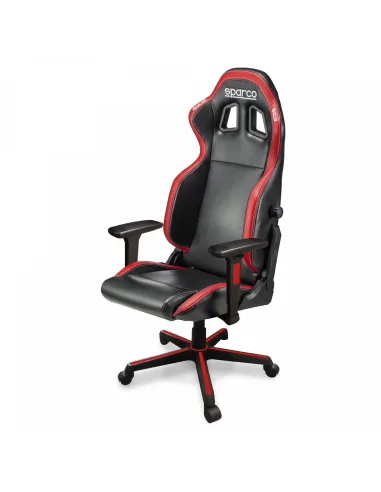 ICON SILLA GAMING/OFICINA  NEGRO/ROJO