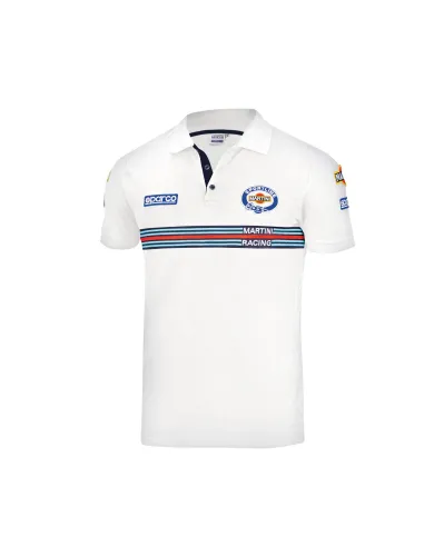 POLO REPLICA MARTINI-R TALLA M BLANCO