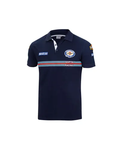 POLO REPLICA MARTINI-R TALLA M AZUL MARINO